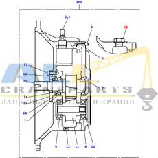 Маслоуказатель TADANO 337-900-15130 для CL-500-1