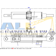 Комплект уплотнений TADANO 360-524-89900 для CL-500-1