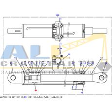 Поршень TADANO 360-624-90200 для CL-500-1