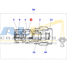 Опорное кольцо TADANO 366-052-15020 для CL-500-1