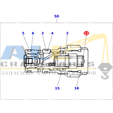 Пружина TADANO 366-052-15060 для CL-500-1
