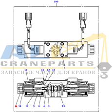 Гайка TADANO 366-429-15020 для CL-500-1