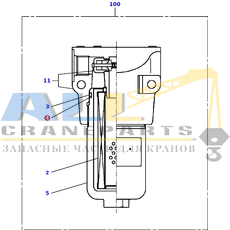 Опорное кольцо TADANO 366-733-35030 для CL-500-1