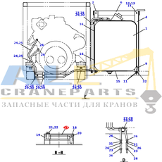 Датчик уровня топлива TADANO 366-836-50000 для CL-500-1