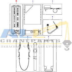 Блок переключателей радиоуправления TADANO 368-058-80020 для CL-500-1