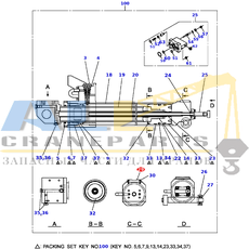 Направляющая пластина TADANO 369-836-60600 для CL-500-1