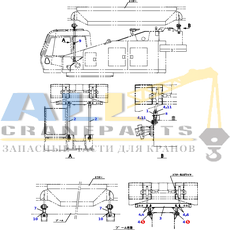 Палец TADANO 370-001-87550 для CL-500-1