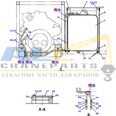 Хомут TADANO 370-057-00050 для CL-500-1