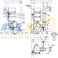 Хомут TADANO 444-200-70010 для CL-500-1
