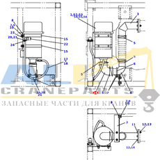 Шланг TADANO 444-200-70020 для CL-500-1