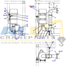 Перегородка TADANO 444-200-77530 для CL-500-1