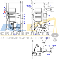 Соединение TADANO 444-210-10020 для CL-500-1