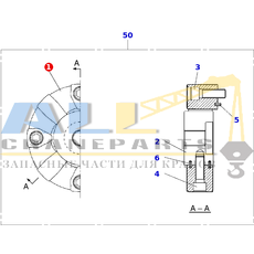 Резиновый корпус TADANO 444-215-47510 для CL-500-1
