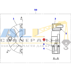 Ступица TADANO 444-215-47520 для CL-500-1