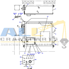 Автоматический выключатель TADANO 445-522-30070 для CL-500-1