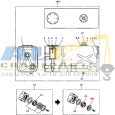 Пластина с уплотнением TADANO 531-560-05030 для CL-500-1