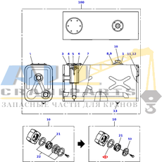 Уплотнение TADANO 531-560-05040 для CL-500-1