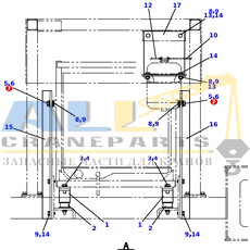 Уплотнительная втулка TADANO 564-270-50000 для CL-500-1