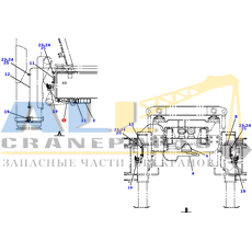 Жгут проводов TADANO 753-500-11100 для CL-500-1