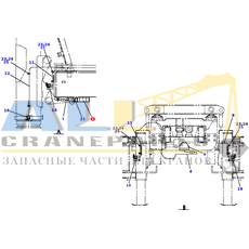 Фонарь в сборе TADANO 753-500-11300 для CL-500-1