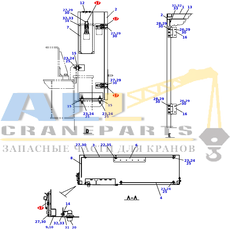 Фиксатор TADANO 754-300-11580 для CL-500-1