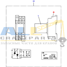 Разъём TADANO 754-300-12920 для CL-500-1