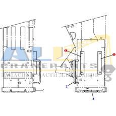 Опора TADANO 754-300-16100 для CL-500-1