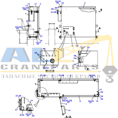 Жгут проводов TADANO 754-300-17320 для CL-500-1
