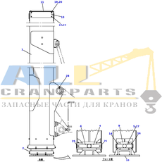 Фиксатор TADANO 756-100-13400 для CL-500-1