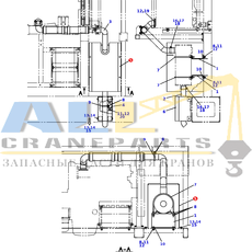 Крышка TADANO 757-900-13600 для CL-500-1
