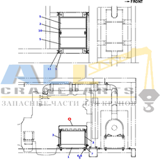 Крышка TADANO 757-900-14300 для CL-500-1