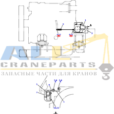 Шплинт TADANO 801-363-32016 для CL-500-1