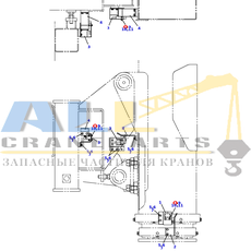 Машинный винт TADANO 801-723-05020 для CL-500-1