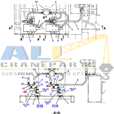 Соединительный штуцер TADANO 803-060-40020 для CL-500-1