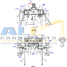 Стопорное кольцо TADANO 806-021-10550 для CL-500-1