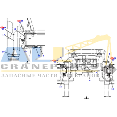 Хомут TADANO 821-000-02012 для CL-500-1