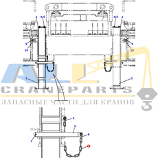 Цепь TADANO 824-000-00409 для CL-500-1
