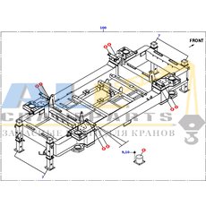 Изолятор TADANO 824-491-10500 для CL-500-1