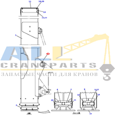Пресс-маслёнка TADANO 824-582-02000 для CL-500-1
