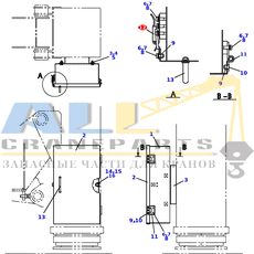 Фиксатор TADANO 824-660-50500 для CL-500-1