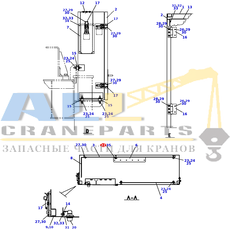 Болт TADANO 901-012-06020 для CL-500-1