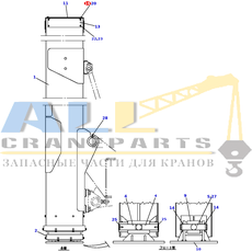 Болт TADANO 901-012-08014 для CL-500-1