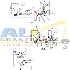 Болт TADANO 901-012-10025 для CL-500-1