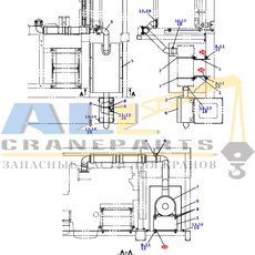 Болт TADANO 901-012-10030 для CL-500-1