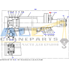 Болт TADANO 901-012-10035 для CL-500-1