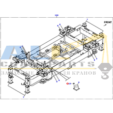 Болт TADANO 901-015-08016 для CL-500-1