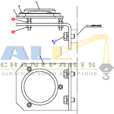 Гайка TADANO 902-012-00500 для CL-500-1