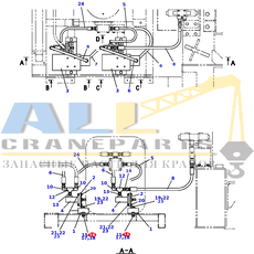 Гайка TADANO 902-012-01000 для CL-500-1