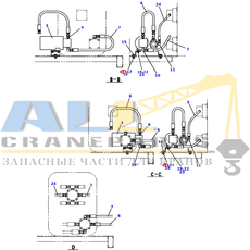 Гайка TADANO 902-012-01000 для CL-500-1