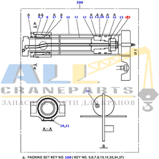 Гайка TADANO 902-092-03900 для CL-500-1